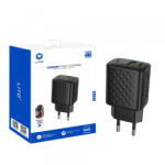 LITO Incarcator Retea Lito LC15, 20W, 3A, 1 x USB-A - 1 x USB-C, Negru - gsmboutique