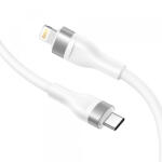 Lito Cablu Date si Incarcare USB-C - Lightning Lito LD02CL, 30W, 1.2m, Alb - gsmboutique