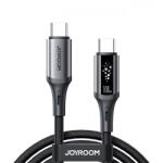 JOYROOM Cablu Date si Incarcare USB-C - USB-C Joyroom S-A60 StarTalk, 100W, 1.2m, Negru - gsmboutique