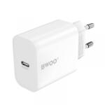 BWOO Incarcator Retea BWOO CDA233, 20W, 3A, 1 x USB-C, Alb - gsmboutique