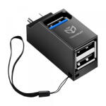 Techsuit Hub USB-C Techsuit H10 EchoLink, 3in1, Negru - gsmboutique