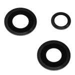 Aftermarket Geam Camera Spate Xiaomi Redmi Note 12 5G, Wide + UltraWide + Macro, Negru - gsmboutique