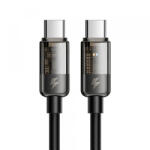 Mcdodo Cablu Date si Incarcare USB-C - USB-C McDodo CA-2840 Auto Power Off, 100W, 1.2m, Negru - gsmboutique