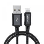 ACEFAST Cablu Date si Incarcare USB-A - Lightning Acefast C4-02, 18W, 1.8m, Negru - gsmboutique