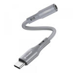 Techsuit Adaptor Audio USB-C - 3.5mm Techsuit AC1 SoundFlex, Gri