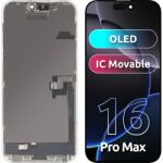 MP Display cu Touchscreen MP compatibil cu Apple iPhone 16 Pro Max, cu Rama, Versiune OLED FHD IC Movable, Negru - gsmboutique