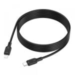 BOROFONE Cablu Date si Incarcare USB-C - Lightning Borofone BX113 Lenny, 27W, 2m, Negru - gsmboutique