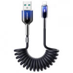 JOYROOM Cablu Date si Incarcare USB-A - Lightning Joyroom S-A43 Crystal, 18W, 1.5m, Negru - gsmboutique