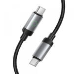 hoco. Cablu Date si Incarcare USB-C - USB-C HOCO X117, 60W, 1m, Negru - gsmboutique