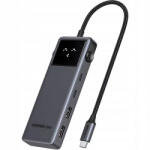UGREEN Hub USB-C UGREEN CM888 Uno, 2 x USB-A 3.2 - 3 x USB-C - 1 x HDMI, Gri - gsmboutique