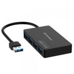 Techsuit Hub USB Techsuit H15 QuantumNode, 4in1, Negru - gsmboutique