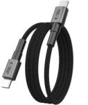 Tech-Protect Cablu Date si Incarcare USB-C - USB-C Tech-Protect Ultraboost DNA MagTwist, 100W, 2m, Gri - gsmboutique