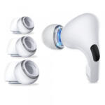 Techsuit Dopuri Techsuit ET1 pentru Apple AirPods Pro Series, Marime XS / S / L, Albe
