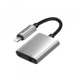 Mcdodo Adaptor Audio Lightning - Lightning / 3.5mm McDodo CA-5540 Wales, Gri