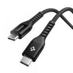 Spigen Cablu Date si Incarcare USB-C - USB-C Spigen EB10010CCA, 100W, 1m, Negru ACA11103 - gsmboutique