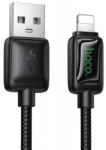 hoco. Cablu Date si Incarcare USB-A - Lightning HOCO U146, 12W, 1.2m, Negru - gsmboutique