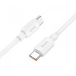 hoco. Cablu Date si Incarcare USB-C - USB-C HOCO X96, 100W, 1m, Alb - gsmboutique