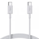 Allity Cablu Date si Incarcare USB-C - USB-C Allity. AUC-03, 100W, 2m, Alb - gsmboutique