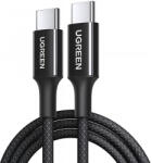 UGREEN Cablu Date si Incarcare USB-C - USB-C UGREEN L501, 60W, 2m, Negru - gsmboutique