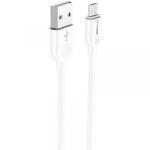 Blue Power Cablu Date si Incarcare USB-A - microUSB BLUE Power BM2BX14 LinkJet, 18W, 2m, Alb - gsmboutique