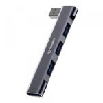 Techsuit Hub USB Techsuit H14 ZenithDock, 4in1, Gri - gsmboutique