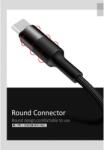  Cablu Date Usams Aluminium Braided US-SJ221 U5 Type-C Negru