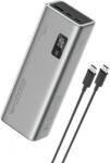 CUKTECH Baterie Externa Cuktech P+ No. 15, 20000mAh, 150W, QC + PD, 1 x USB-A - 2 x USB-C, Gri CUKPB200GLBK (CUKPB200GLBK)