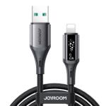 JOYROOM Cablu Date si Incarcare USB-A - Lightning Joyroom S-A60 StarTalk, 18W, 1.2m, Negru - gsmboutique