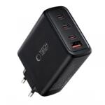 Tech-Protect Incarcator Retea Tech-Protect NC140W-GAN, 140W, 5A, 1 x USB-A - 3 x USB-C, Negru - gsmboutique