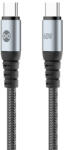 Forever Cablu Date si Incarcare USB-C - USB-C Forever Braix, 60W, 1m, Negru - gsmboutique