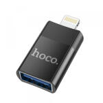hoco. Adaptor OTG Lightning - USB-A HOCO UA17, Negru - gsmboutique