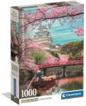 Clementoni - Puzzle Castelul Himeji în primăvară - 1 000 piese Puzzle