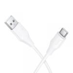 hoco. Cablu Date si Incarcare USB-A - USB-C HOCO X124, 18W, 1m, Alb - gsmboutique