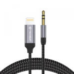 Techsuit Cablu Audio Lightning - 3.5mm Techsuit AC10 SoundShell, 1.5m, Gri
