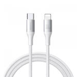 JOYROOM Cablu Date si Incarcare USB-C - Lightning Joyroom S-A28 Flash, 30W, 1m, Alb - gsmboutique