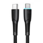 JOYROOM Cablu Date si Incarcare USB-C - USB-C Joyroom S-A32, 60W, 1m, Negru - gsmboutique
