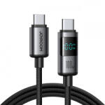 JOYROOM Cablu Date si Incarcare USB-C - USB-C Joyroom S-A16 Pro Prism Display, 100W, 1.2m, Negru