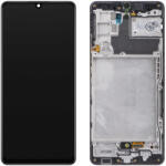 Samsung Display cu Touchscreen Samsung Galaxy A42 5G A426, cu Rama, Negru, Service Pack GH82-24375A (GH82-24376A)