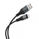 hoco. Cablu Date si Incarcare USB-A - Lightning HOCO X38 Cool, 18W, 1m, Negru - gsmboutique