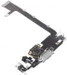 Aftermarket Banda Cu Conector Incarcare / Date - Microfon Apple iPhone 11 Pro Max, Argintiu