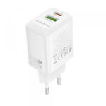 BOROFONE Incarcator Retea Borofone BN29 Fuente, 30W, 3A, 1 x USB-A - 1 x USB-C, Alb - gsmboutique