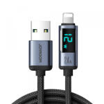 JOYROOM Cablu Date si Incarcare USB-A - Lightning Joyroom S-A16 Prism Display, 12W, 1.2m, Negru - gsmboutique