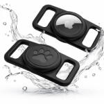 Techsuit Suport Techsuit BuddyGuard DG1 pentru Apple AirTag la Zgarda Animal Companie, Negru - gsmboutique