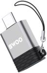 BWOO Adaptor OTG USB-A - USB-C BWOO BZ-35, Gri