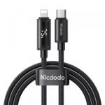 Mcdodo Cablu Date si Incarcare USB-C - Lightning McDodo CA-7990 Display, 36W, 1.2m, Negru - gsmboutique