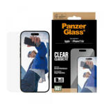 Panzer Folie de protectie Ecran PanzerGlass Classic Fit EasyAligner pentru Apple iPhone 17 Air, Sticla Securizata, Full Glue - gsmboutique