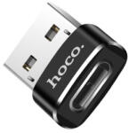 hoco. Adaptor Date si Incarcare USB-C - USB-A HOCO UA6, Negru - gsmboutique