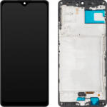 MP Display cu Touchscreen MP compatibil cu Samsung Galaxy A42 5G A426, cu Rama, Negru - gsmboutique