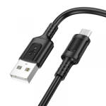 BOROFONE Cablu Date si Incarcare USB-A - microUSB Borofone BX111 Feliz, 18W, 1m, Negru - gsmboutique