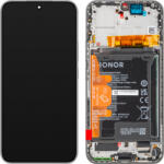 Honor Display cu Touchscreen Honor 400, cu Rama si Acumulator, Alb (Meteor Silver), Service Pack 0235APNN (0235APNN)